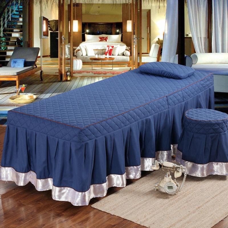 Beauty with Holes Bed Cover Single Piece Beauty Salon Therapy Massage Special Bedclothes Thickened  All-season Use Bedspread