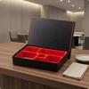 Bento Box a Cinque Scomparti Coperchio Aderente Rettangolare Pranzo Riutilizzabile Conservazione Pasti S 5scomparti