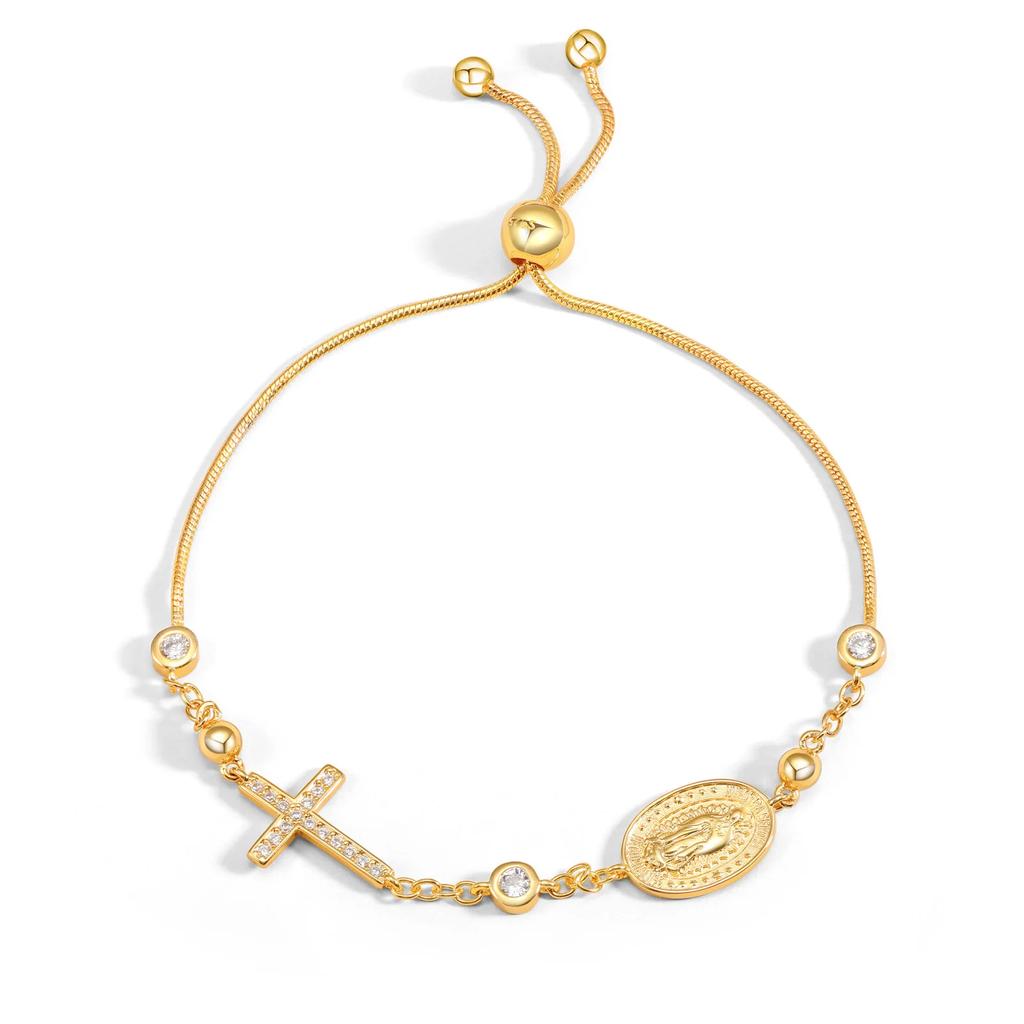 Exquisite Copper Bowknot Pearl Heart Charm Bracelets Sparkling Pavé Circle Bangles For Women Jewelry Diy Fine Gifts