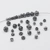 Retro Black Gasket Spacer Beads for DIY Jewelry: Positioning and Weaving Accessories