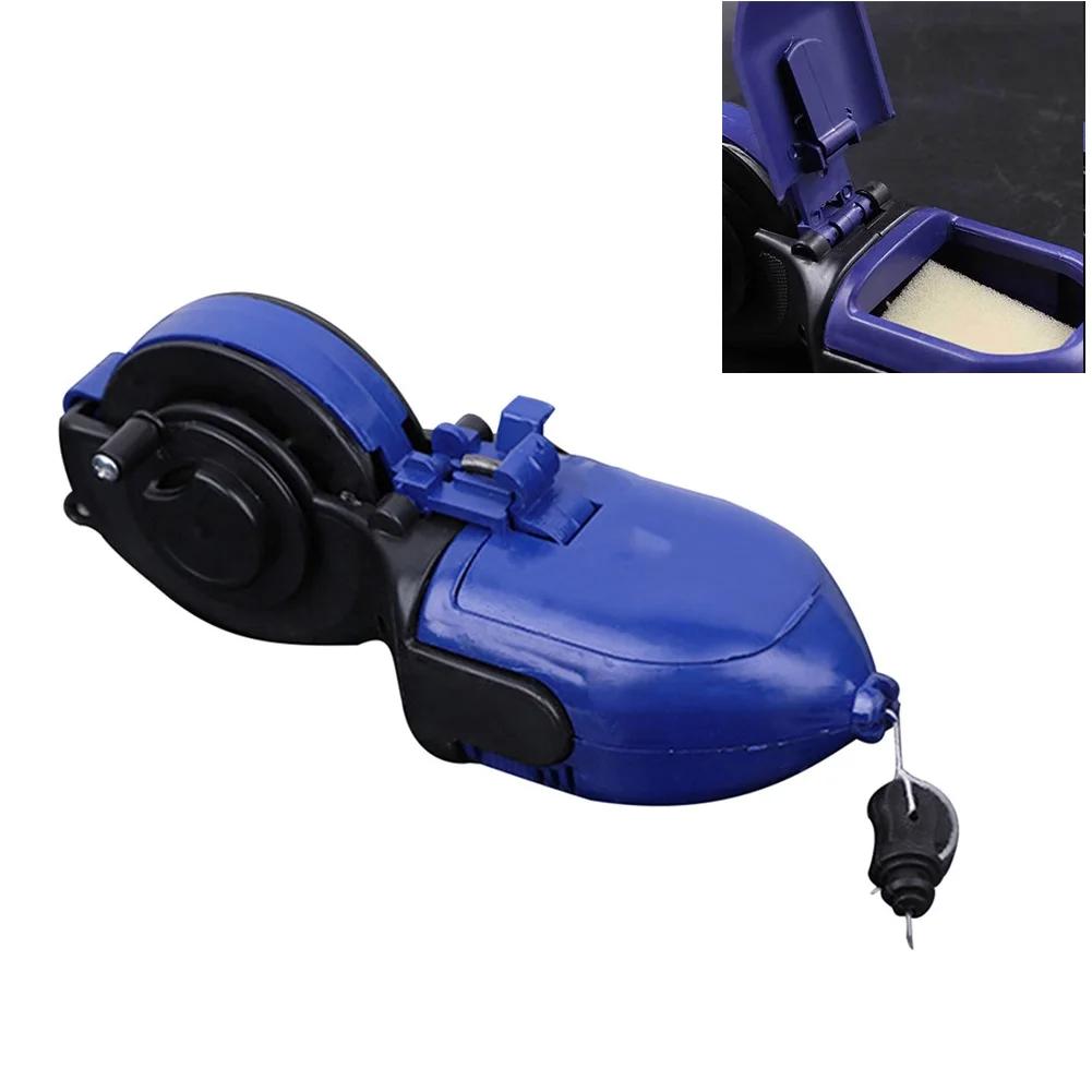 Ink Marker Fountain Hand Operated Manual Scriber with 30M Chalk Line for Woodworking and Carpenter Use in Home Improvement