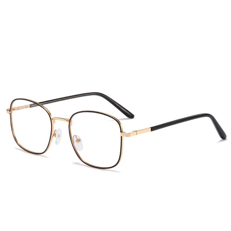 Classic Blue Light Pochromic Women Glasses Frame Fashion Metal Hinge Eyewear Optical Prescription Eyeglasses Frames