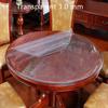 Round Tablecloth Transparent Soft PVC Waterproof Oilprpoof Living Room Dining Tables Kitchen Desk Protector Home Decor 1.0mm