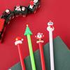4Pcs Christmas Cartoon Gel Pen Funny Writing Pen Office Supplies for Student Game Reward Christmas Party Supplies