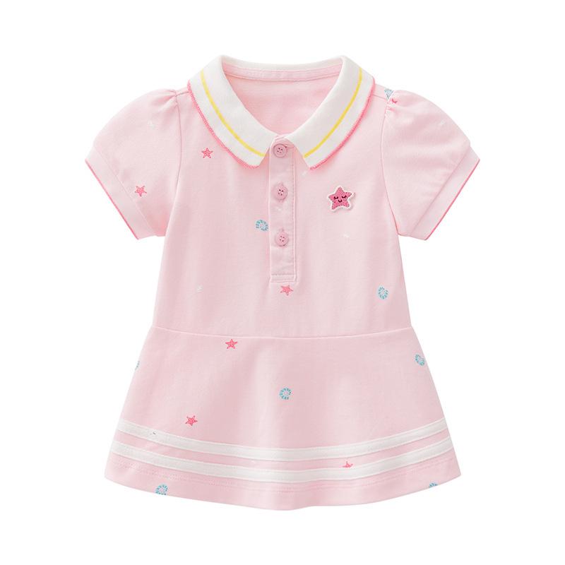 

Летнее платье-поло принцессы для девочек 2024 года 110 cm