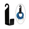 Garage Hooks Garden Hose Hanger Iron Black Organizer Utility Wall Mount for