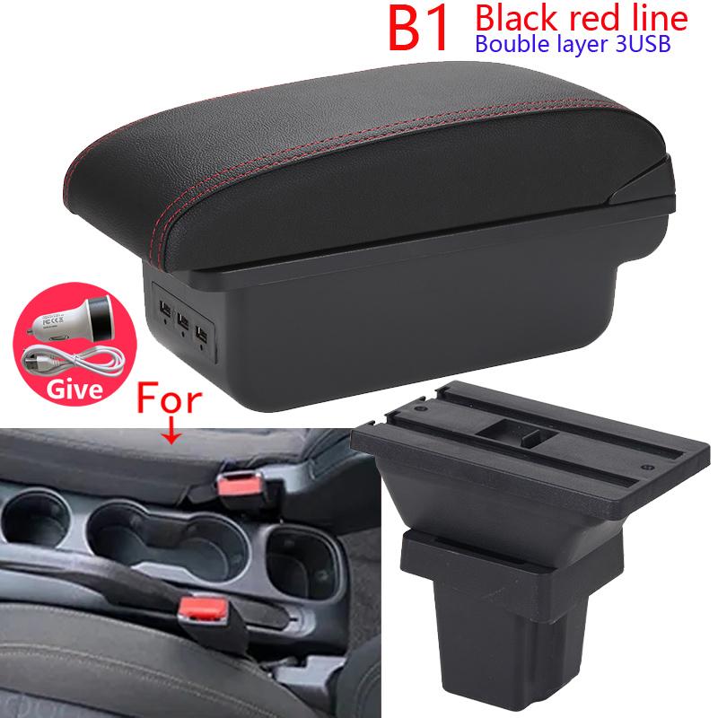 For Chevrolet Trax Armrest Box For Chevrolet Tracker Holden Trax Car Armrest 2013-2017 Car Arm Storage Box Accessories