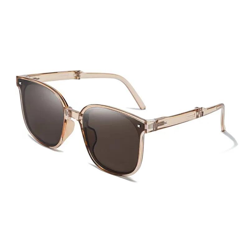 Fashion Classic Portable Foldable Sunglasses UV400 Summer Vintage Retro  Eyewear Women Lady Riding Eyeglasses Sun Shade