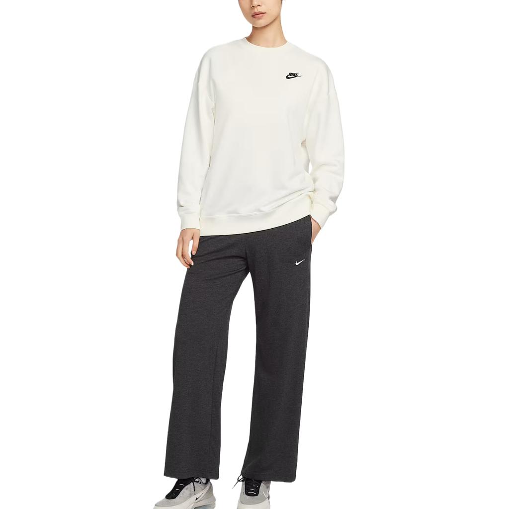 Nike Sportswear Club Fleece Futura Simple Fashion Versatile Trendy Long Sleeve T-Shirt Women T-Shirts HV2327-133