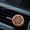 1Pcs Car Essential Oil Diffuser Wooden Aroma Diffuser Car Vent Clip Wooden Carved Aromatherapy Diffuser Auto Air Freshener