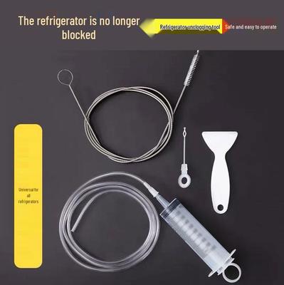 Refrigerator Drain Cleaning Brush for Water and Ice Buildup
