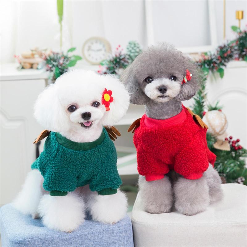 Festival Pet Clothes Winter Dog Sweater for Small Dogs Yorkshire Poodle Pullovers Christmas Puppy Cat Hoodies ubranie dla psa