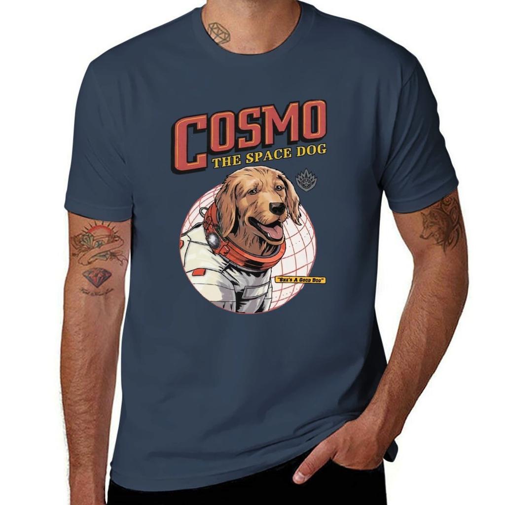 Cosmo The Space Dog Tshirt Soft Touch Basic Cotton Tshirt
