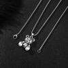Bear Titanium Steel Necklace - Haha Rabbit Pendant - Versatile and Unique Women's Hoodie Sweater Chain Accessories