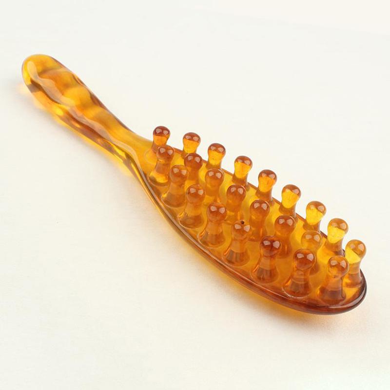Scalp Relaxation Massage Comb Massage Body Face Lifting Eye SPA Massage Plate Resin Multi-functional Scraper Tool Men Woman