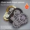 Sprocket Flywheel Flywheel Flying Top Flying Disk Anti-Anxiety Ornaments Metal Bicycle Chain EDC Rotating Flying Disk Adult Toy