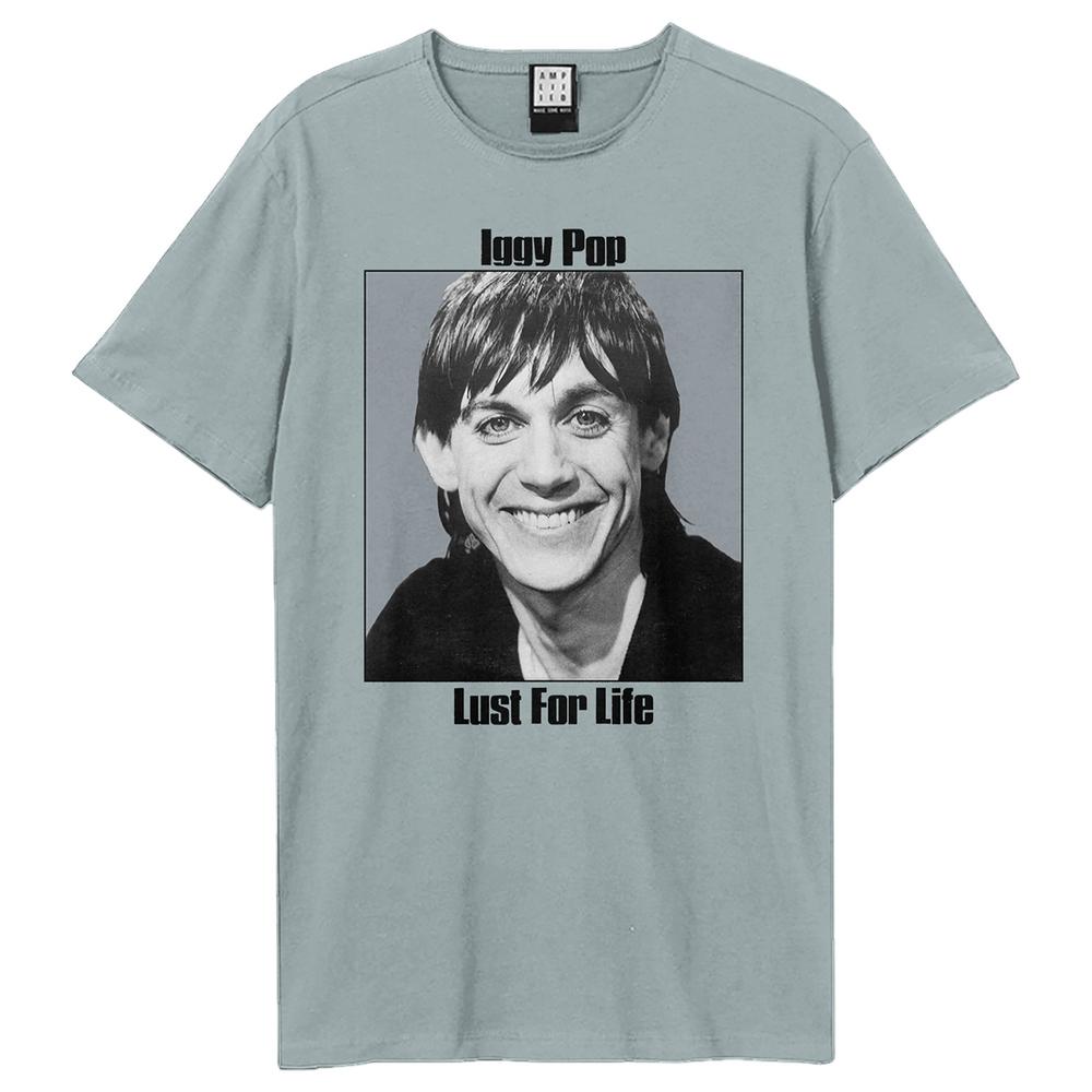 Amplified Unisex Adult Lust For Life Iggy Pop T-Shirt