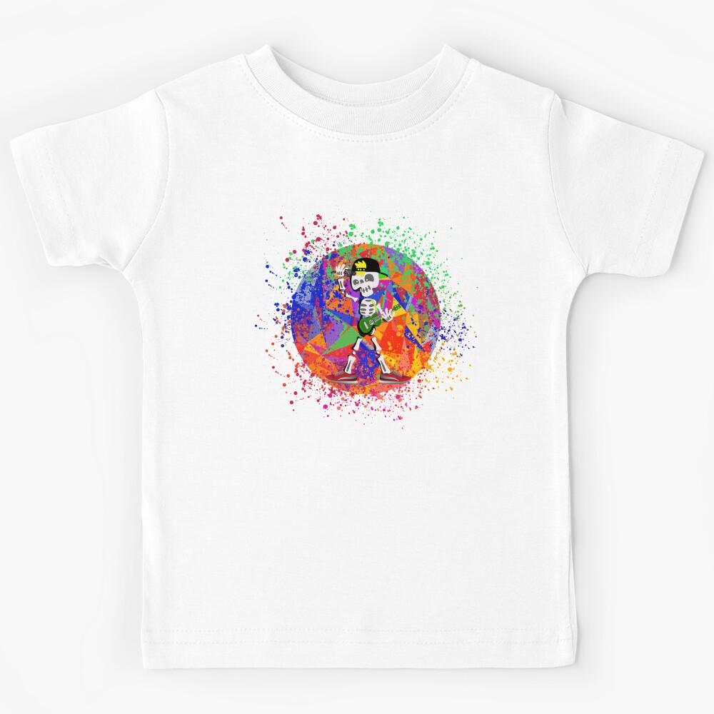 Skeleton Karaoke Kids T-Shirt 100