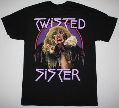Twisted Sister Band Album Herren T-Shirt Schwarz Kurzarm Unisex T-Shirt