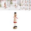 Santa Claus Reindeer Snowman Wooden Tabletop Ornament For Holiday Scene Setting