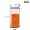 Glass Spice Jars Set (120ml)