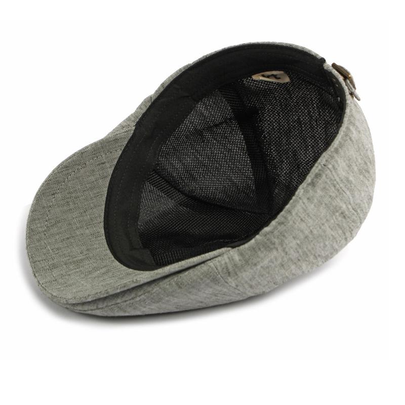 British Retro Beret Men Breathable Sunscreen Sunshade Hat Forward Cap