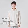 Baleno Men's Waffle Knit Long Sleeve Polo Shirt