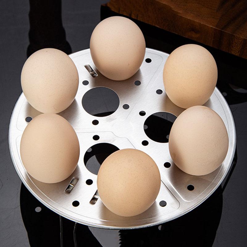9 Holes Thicken Stainless Steel Foldable Steamer Multi-Function Pot Steaming Egg Rack Grill Stand Kitchen Heating Cooking Supply