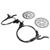 Bike Disc Brake Kit Low Noise Fast Cooling Aluminum Alloy Disk Breaks for Mountain BikeBlack