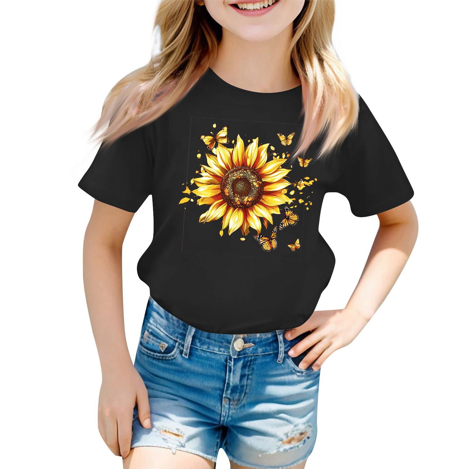 

Детская повседневная футболка с круглым вырезом и короткими рукавами с принтом и надписью «Топ» 100 чёрный