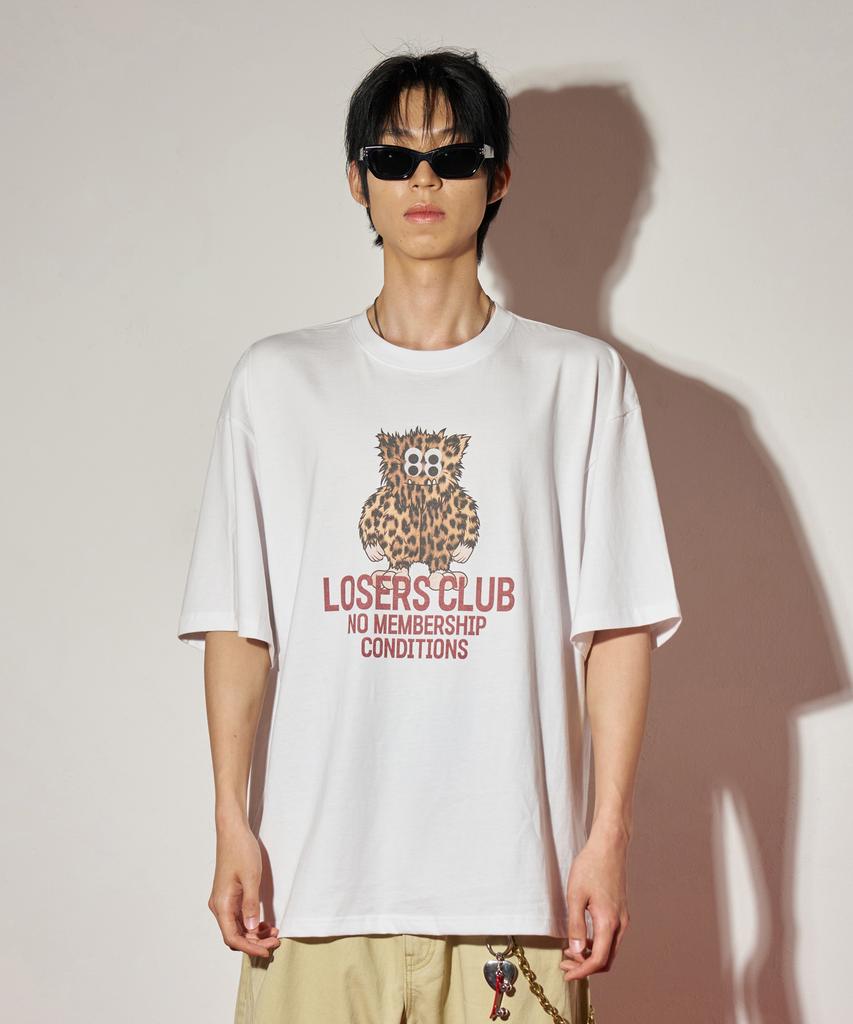 Lujeoseukeulleob Yeti Graphic Short Sleeve T-Shirt White