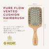 GB KENT Paddle Bent Blow Nylon Ball Quick Tangle Large FSC Hair Royal Warrant Pure Flow LPF2 Hairbrush, Brush, Brush, Brush, Pins, End, Drying,