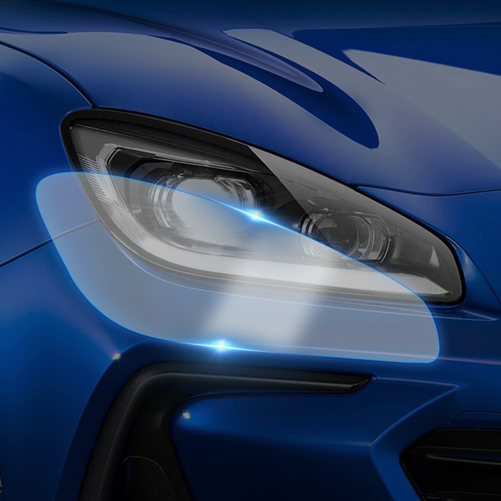 

KUNGKIC Для Toyota GR86 ZN8 Subaru BRZ ZD8 Широкая Защитная Пленка для Фар ТПУ Царапины