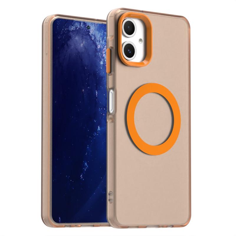 For Samsung Galaxy A06 4G Case For Samsung A06 4G Cover 6.7 Inch Translucent Candy Color Matte Magnetic Shockproof Bumper