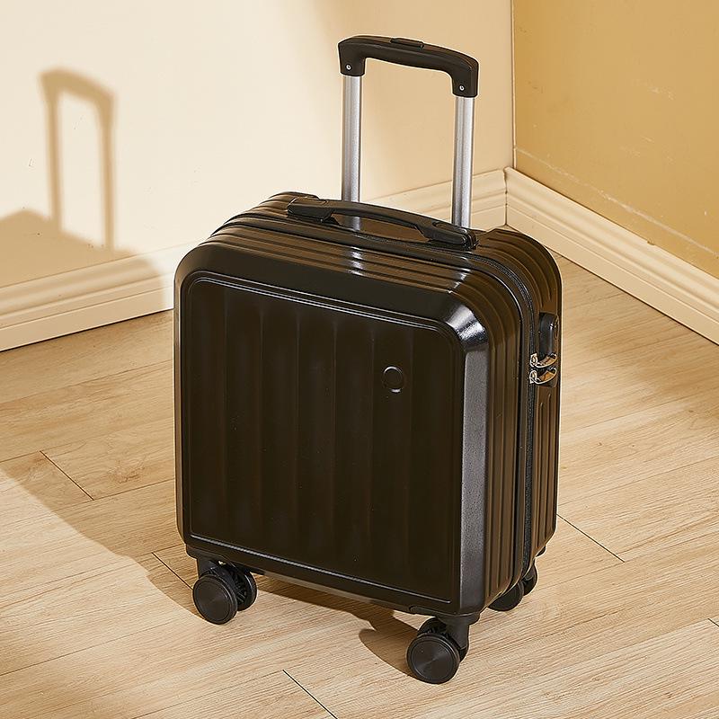 

Женский мини 18-дюймовый кожаный чемодан ручной клади с 20-дюймовой легкой тележкой и дорожным замком 18 inch