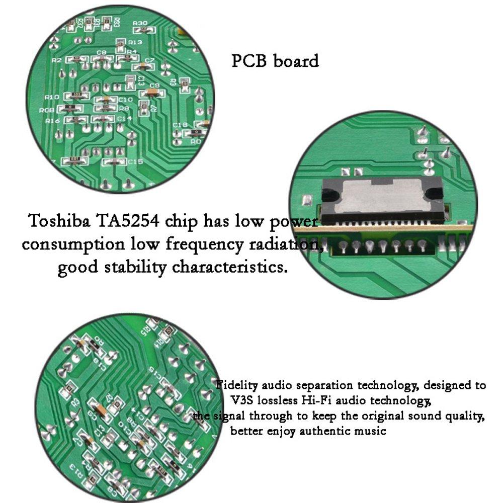 PolarLander Digital Hifi Stereo Power Speaker Amplifier Music Receiver Audio Music Speaker for Mobile Phone Computer LP-V3 3.5mm
