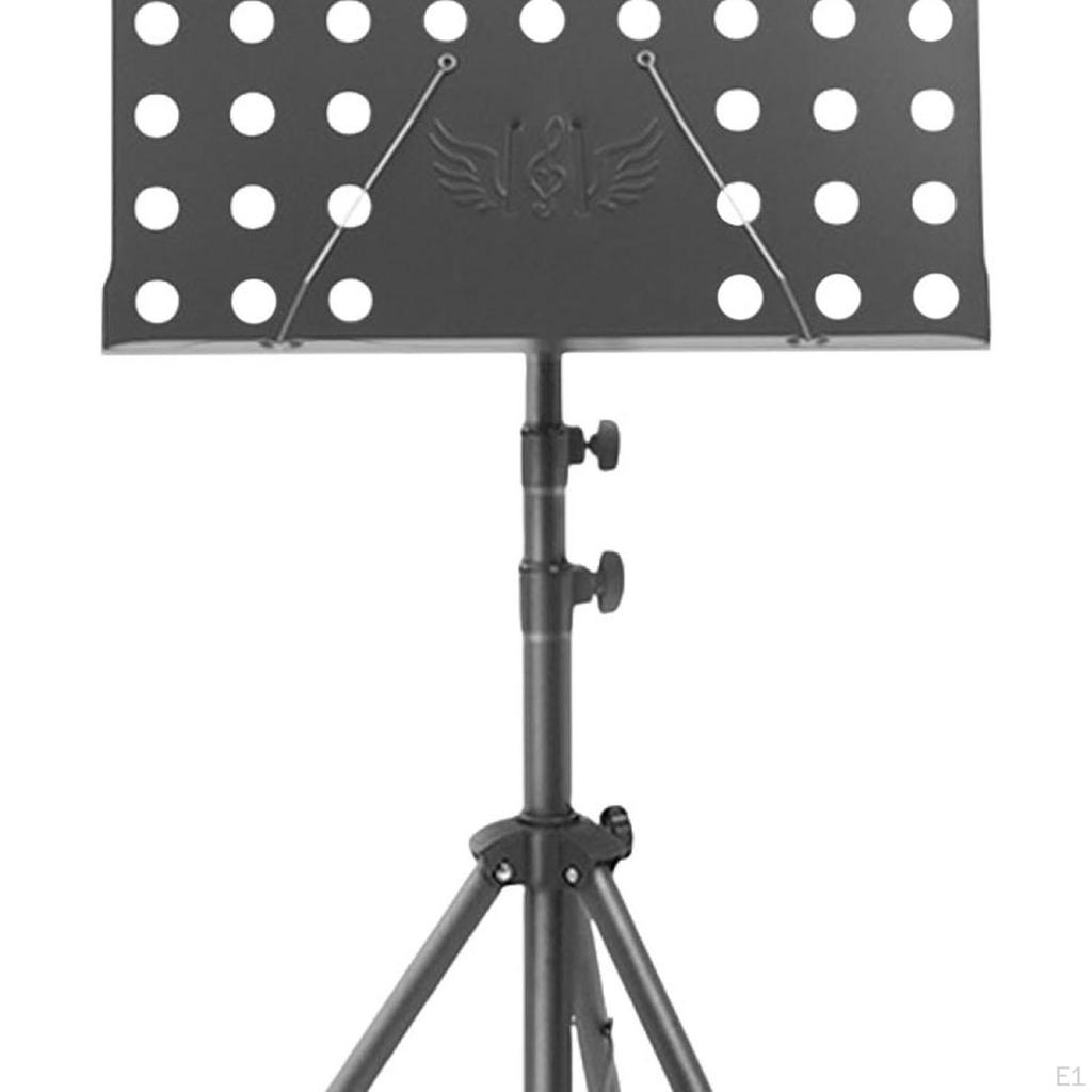 Music Sheet Stand, Adjustable Height Easy Setup Stable Note Holder Book Stand