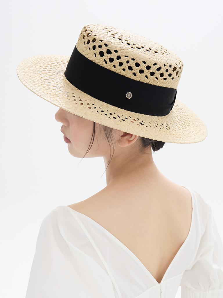 Beulaunhaes Coco Boater Hat - Ivory