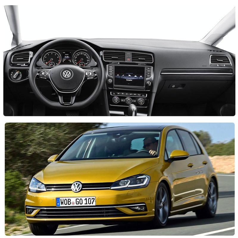 Dashboard Cover Protective Pad For Volkswagen VW Golf 7 MK7 2013~ Car Acessories Dash Board Sunshield Carpet 2016 2017 2018