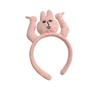 Quirky Pink Rabbit Headband for Hair Styling and Bangs Control
