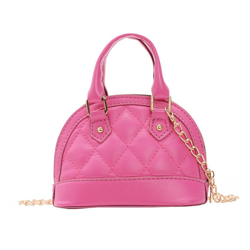 Adorable Mini Shell Bag For Kids Stylish Korean Design With Soft Pu Leather Material