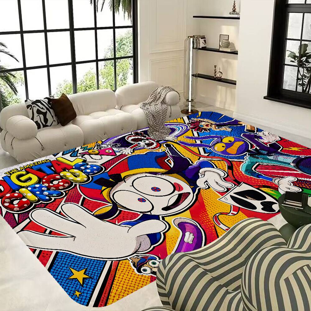 Cartoon The Amazing Digital C-Circus Kitchen Mat Cheaper Anti-slip Modern Living Room Balcony Printed Modern Home Decor