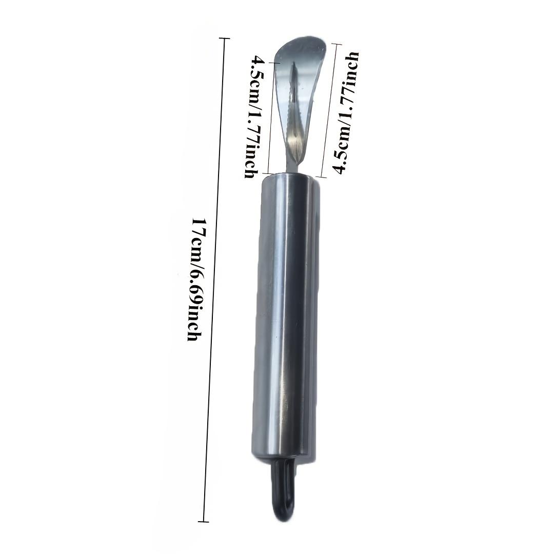Stainless Steel Orange & Lemon Peeler with Ergonomic Curved Handle - 300 Series Food-Grade Kitchen Tool