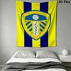 Arazzo da Parete Leeds United Appeso Estetico alla Parete Coperta in Tessuto Stampato Arazzi Decorativi per Camera da Letto Soggiorno Decorazioni per la Casa