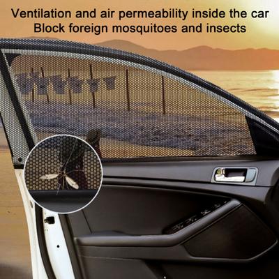 Protetor Solar para Carro Proteção UV Privacidade Telas Elásticas para Janela do Carro Protetor Solar
