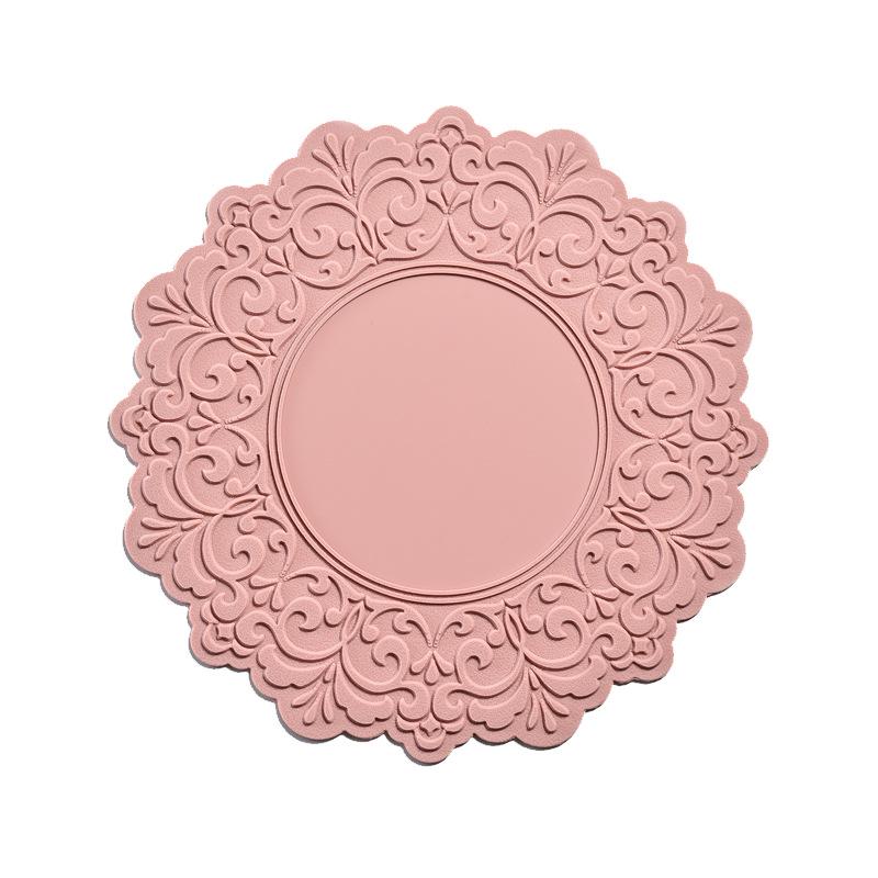Nordic Silicone Embossed Lace Heat-Resistant Mat - Placemat, Teacup, Bowl, Pot, and Dinner Plate Accessory