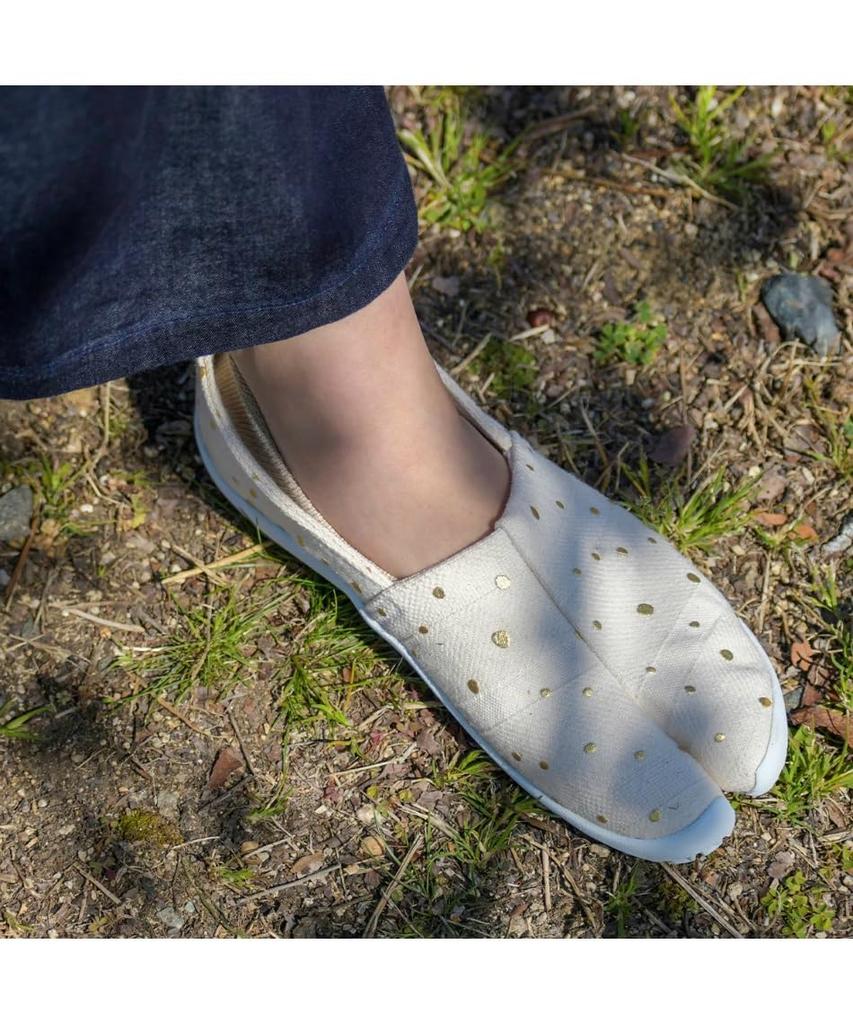 Margo TabiRela Flat Tabi Bunion Unisex Size 2E Shoes, Shoes, Sandals, Relief, Espadrilles, Adult, Karajo, 23.5 Cm,