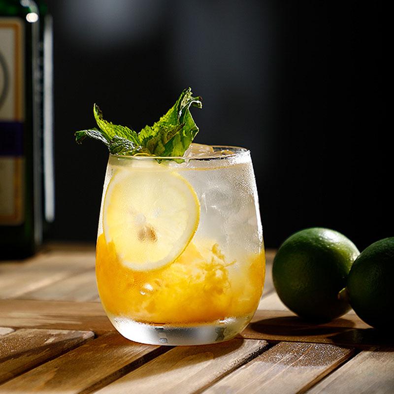 340ml/375ml Rundt Whiskyglass Personlig Retro Mojito-kopp Cocktailglass Frokostjuice Melkekopper Hjem Utsøkt Glassvare