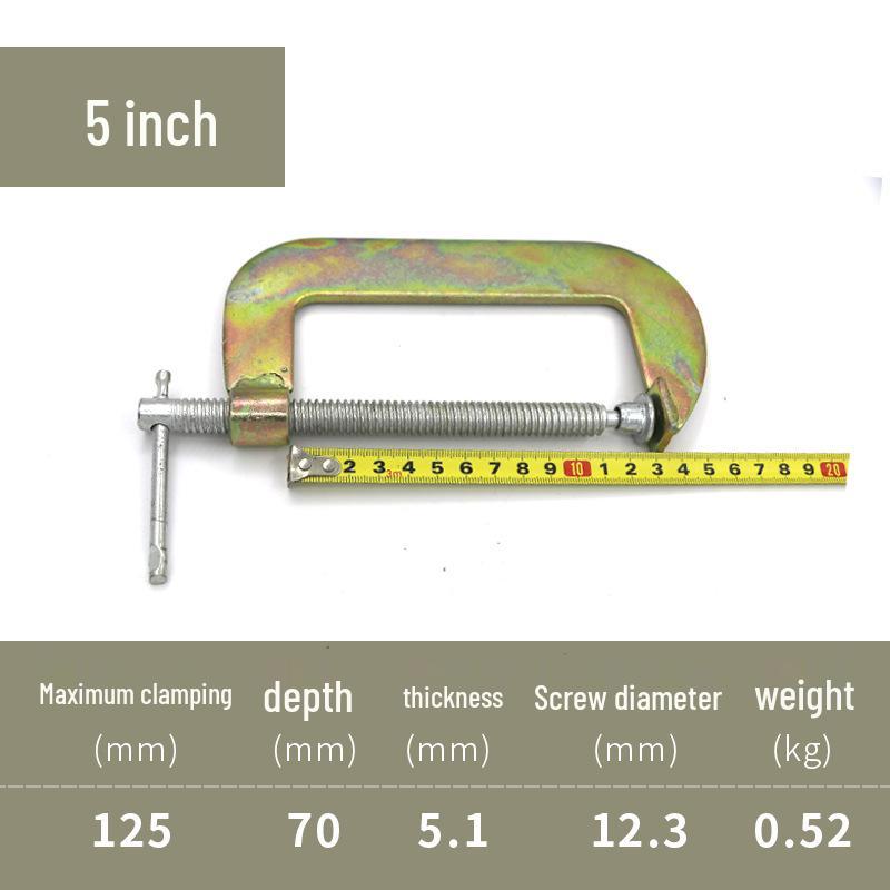 Heavy Duty Quick-Fix Woodworking Clamps: F-Clamp, G-Clamp, G-Type, Hose Clamp, Panel Clamp