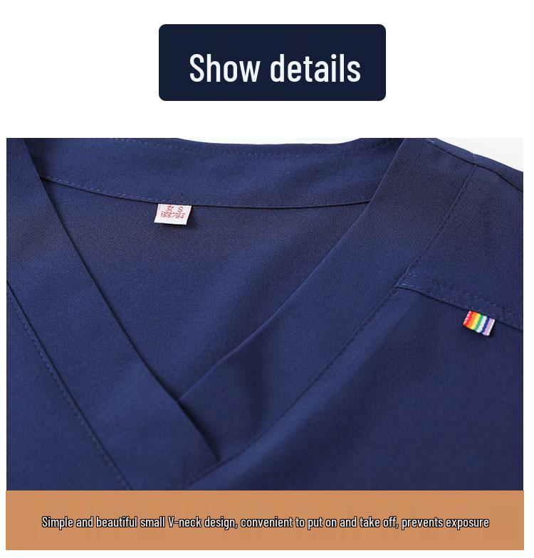 Women's Summer Quick-Dry Four-Way Stretch Short-Sleeve Scrub Suit